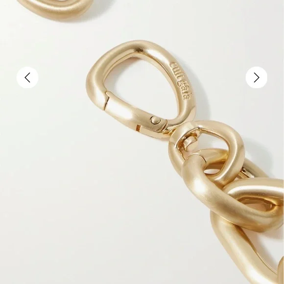 NWT Cult Gaia 14k gold chunky chain link necklace - Picture 5 of 8